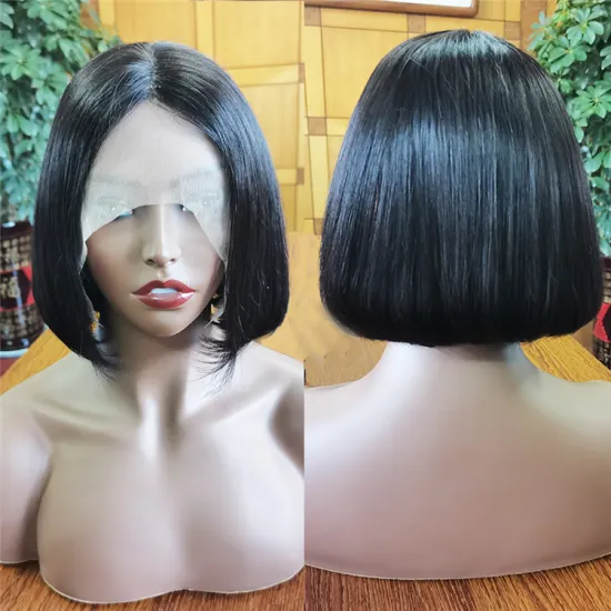 Wholesale Cheap Virgin Hair Short Bob Wigs For Black Women 13x4x1 T Part Lace Wigs Human Hair Lace Front Brazilian Hair Wigs