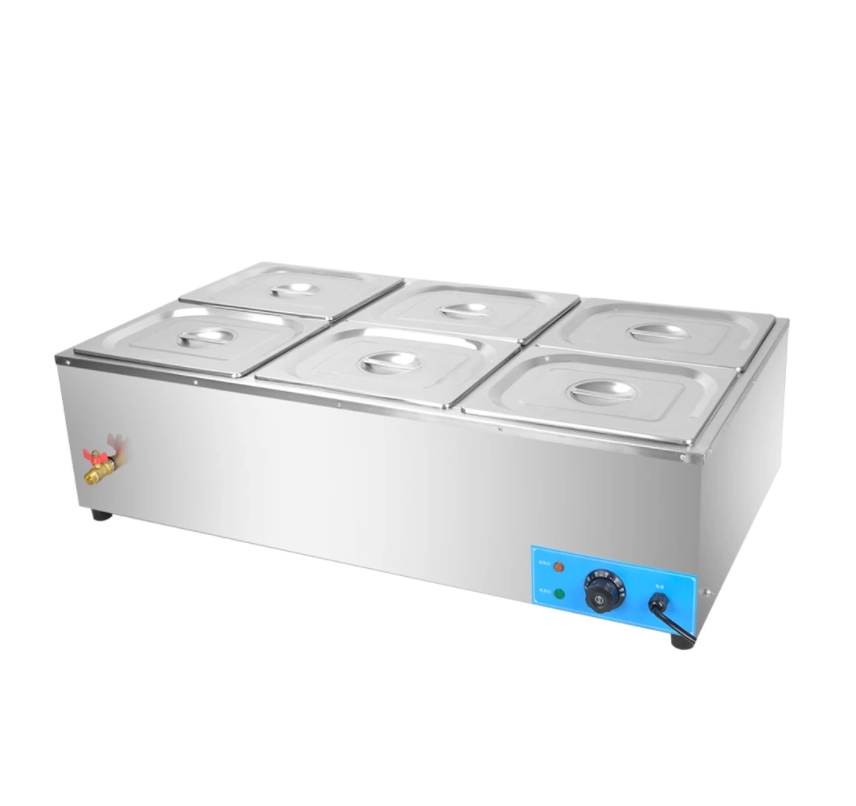 Acero inoxidable de alta eficiencia Bain Marie