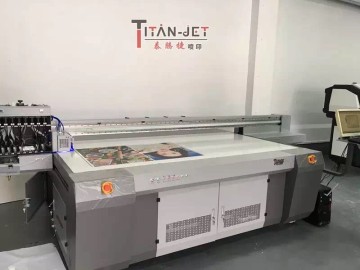 high-speed 2513 1pcs cCEM-4 head flatbed leather sale used uv printer