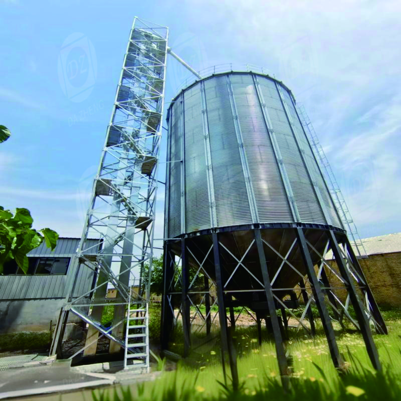 Low-carbon, environmentally friendly steel silos