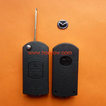 Hot sale products--Mazda 2 button modified flip remote key blank