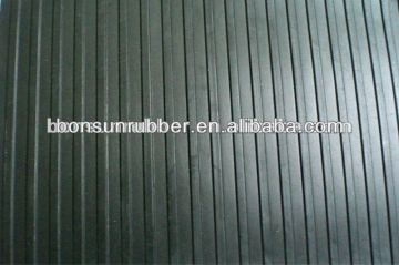 3mm thick broad big ribbed groove rubber mat