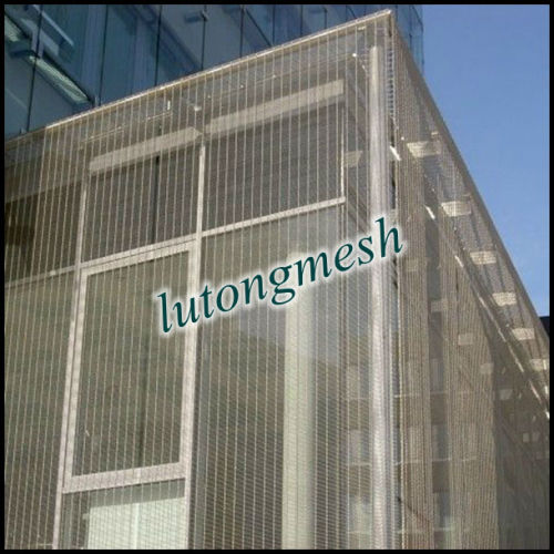 Metal wire mesh facade cladding/Stainless steel wire mesh