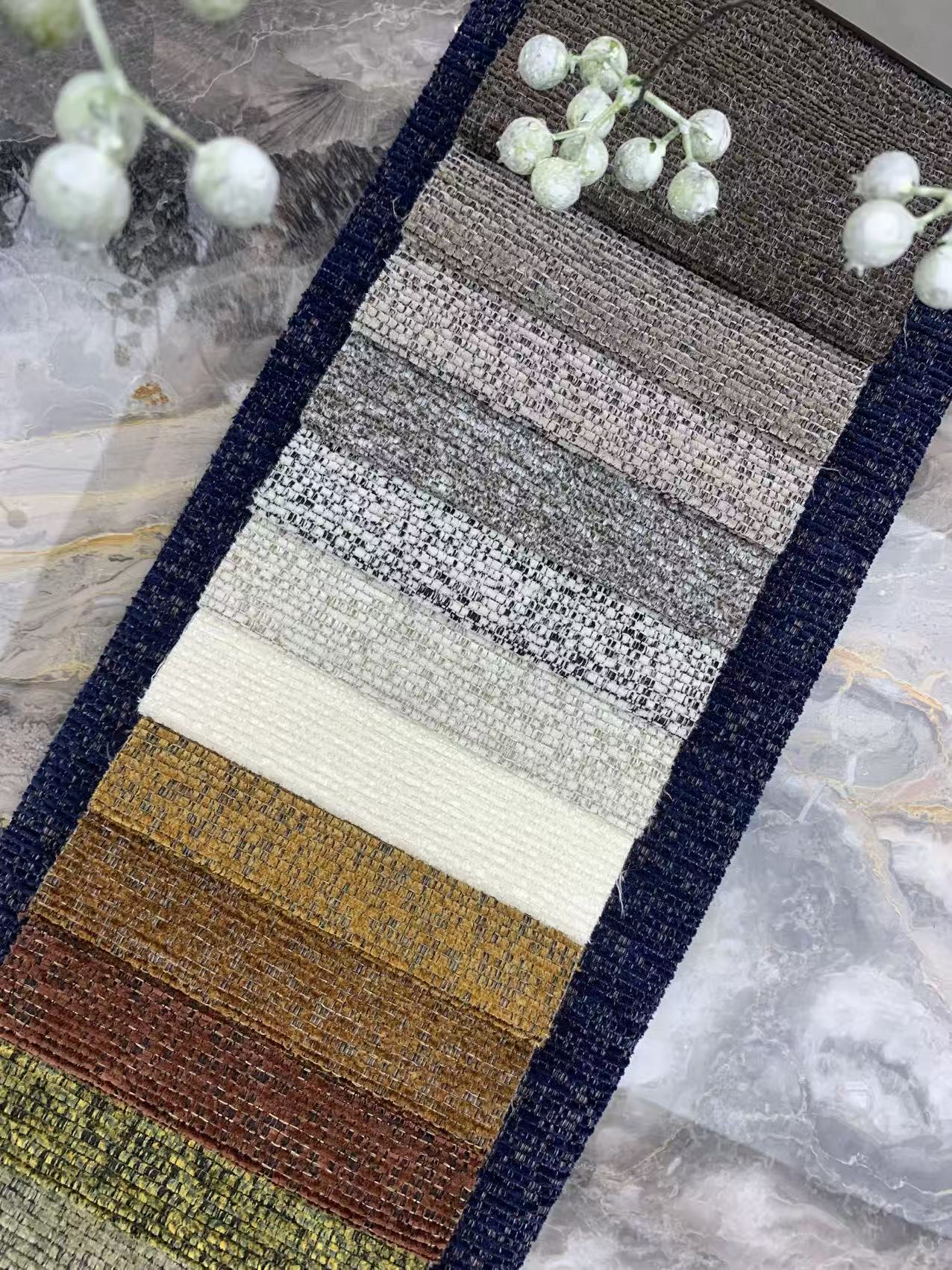 High Quality Tweed Chenille Fabric