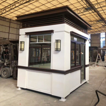 Custom Folding House with Durable Stone-Style Coating for Entryway Stations