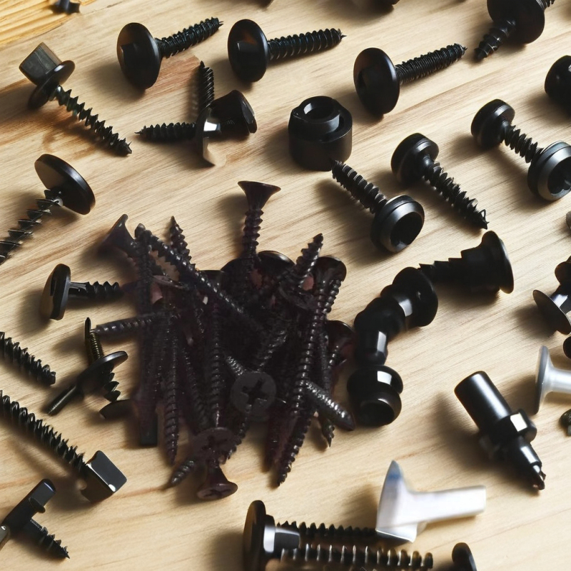 Black Drywall Screw 3.5*25mm Steel Spiral Shank Roofing Nails