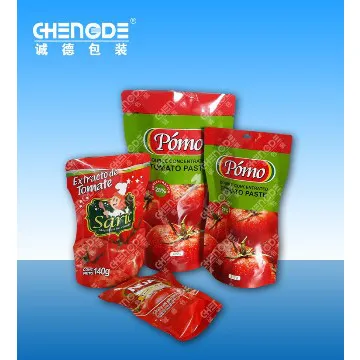 sauce packaging, food packaging, stand up pouch for ketchup