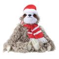 Christmas gift cute sloth children's plush toy decoration