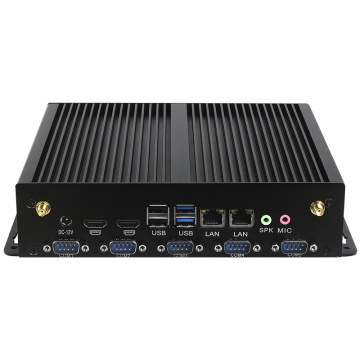 I5 5200U Dual LAN 6*RS232 Mini Industrial Computer