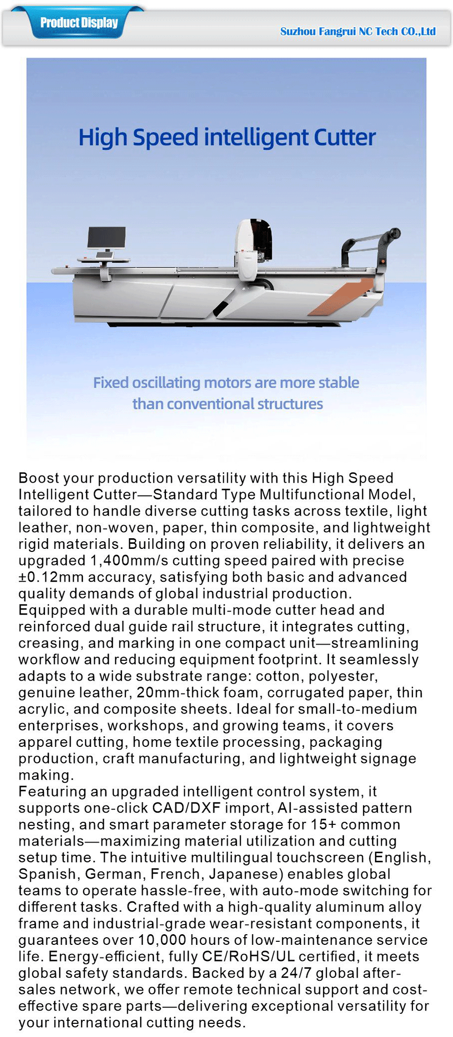 High-speed Cutting Machine -xiangqing1-FR056