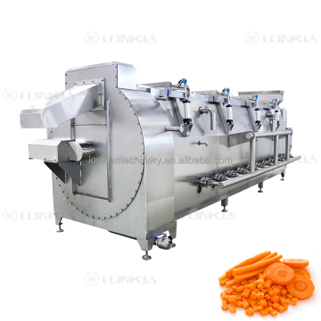 LONKIA Automatic Food Processing Line with Spin Spiral Blanching Machine