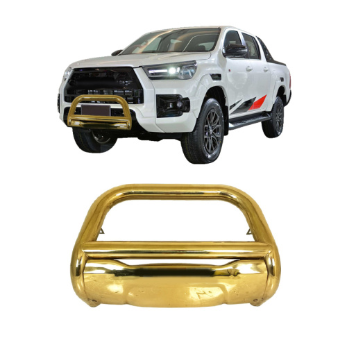 Bull Bar Nudge Bar Gold plated front bumper