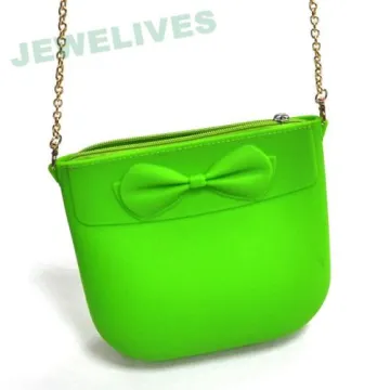 Jewelives Silicone &amp; Rubber Cosmetic Bag With Chain 