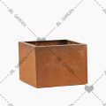 Corten steel planter boxes