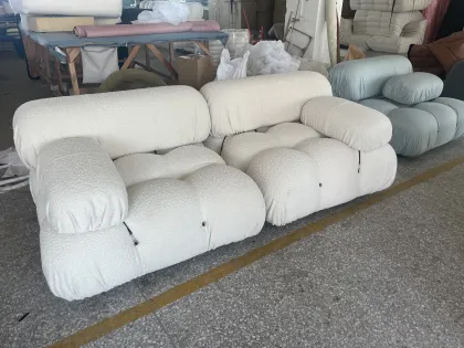 Furniture Sectional Boucle Modern Small Size Sofa