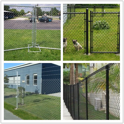 chain link fence coated