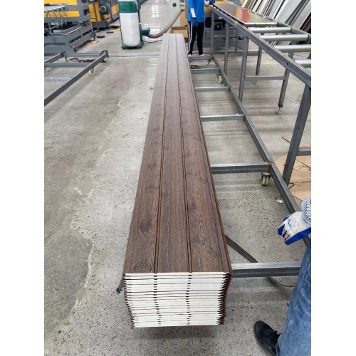 Brown Bark Pattern Metal Carved Board Exterior Wall Insulation Decorative Board