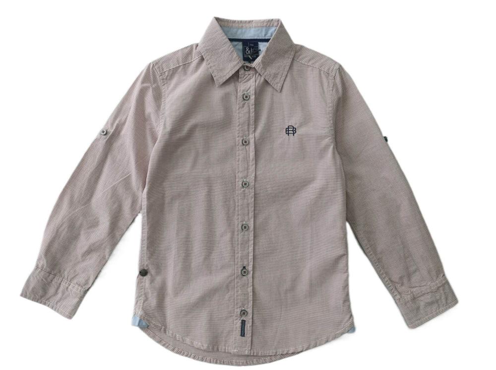 Camisa de niño casual de algodón puro