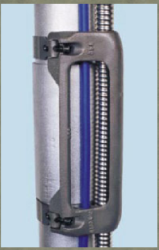 downhole cable protector of 316L material parts