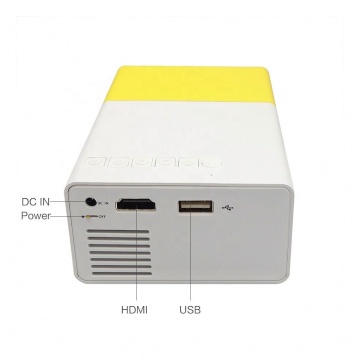 YG300 Mini Pocket Projector for Mobile Phone and TV - HD Outdoor Home LED Projector