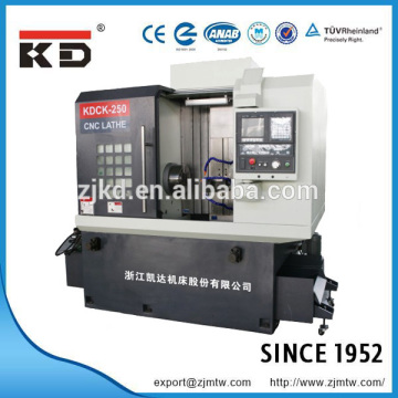 lathe, lathe machine, CNC lathe, KAIDA KDCK-250 High precision new vertical bed CNC lathe price