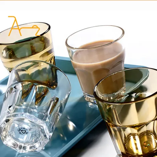 Custom Wholesale Unbreakable Polycarbonate Plastic Cups for Whiskey, Wine, Water, and Juice Drinking