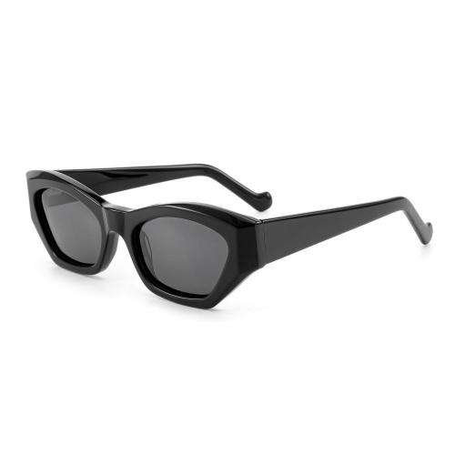 Stylish Bold Geometric Chunky Acetate Sunglasses ME2068
