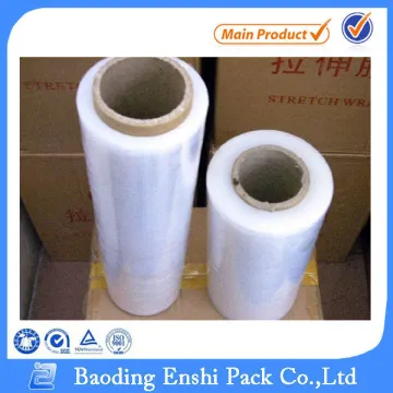 stretch film type and transparent transparency film for pallet wrap