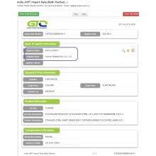 بيانات استيراد الهند ورقة الفولاذ المقاوم للصدأ