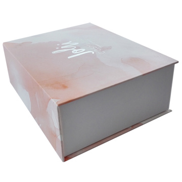 Pink Luxury Custom Cosmetic Box with Hot Stamping