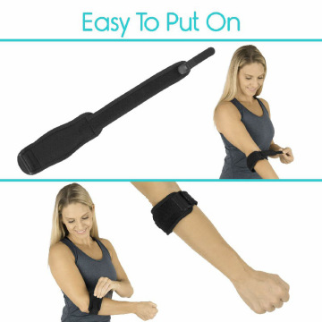 Tennis-elbow-stipe riem mei kompresjepad