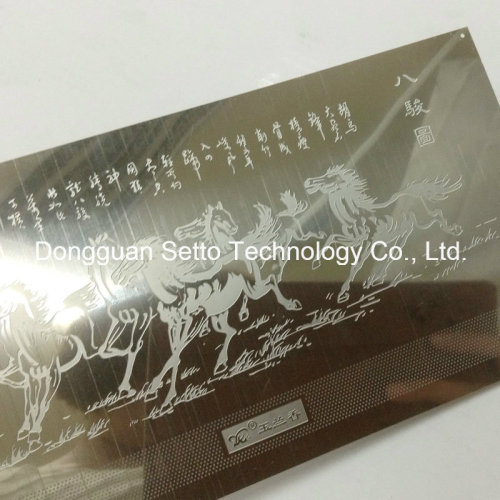 Etched Crafts Decorative Shims Customized