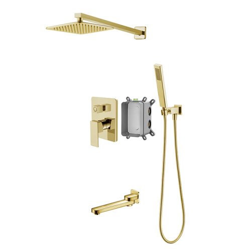 Black Bath Tub And Shower Faucet