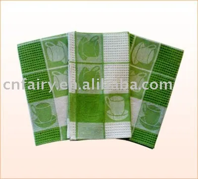 100% cotton tea towel cheap price plenty of designs for promotion towels gifts(Kitchen towels)