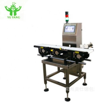 Macchina per pesi alimentari automatici digitale: trasportatore di pesatura del pacchetto checkweigher online