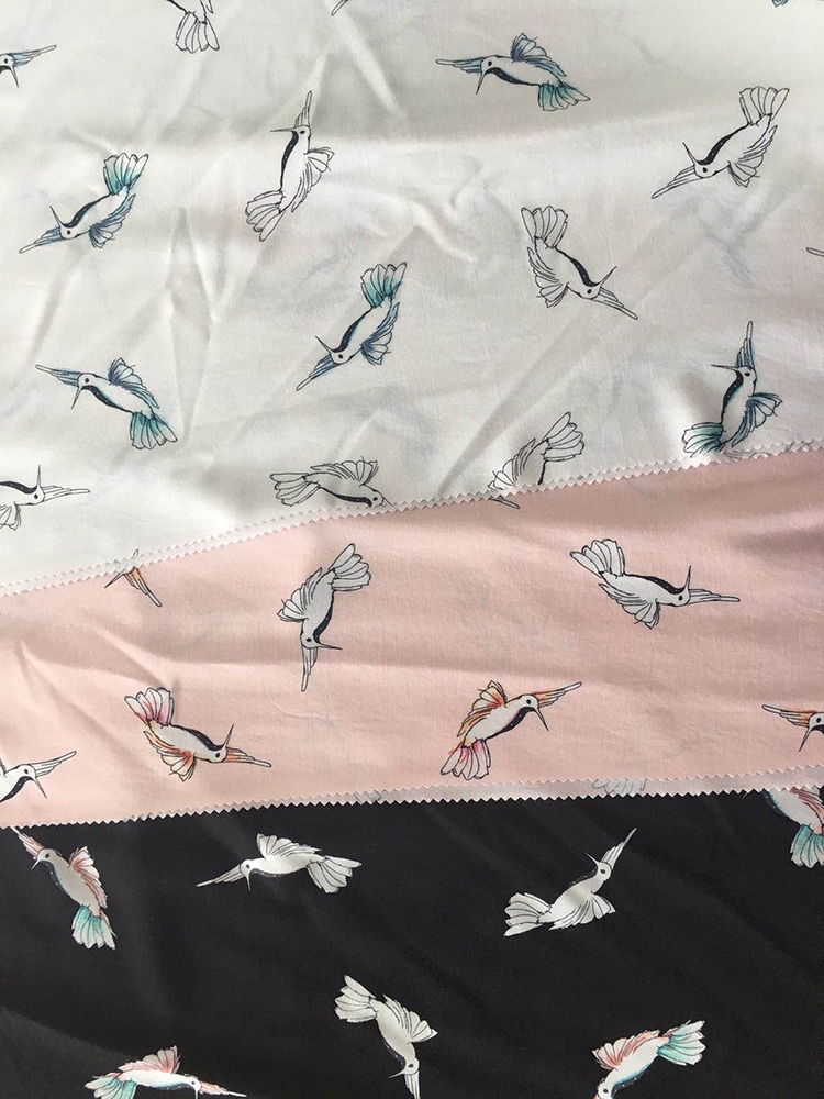 Animal Design Rayon Poplin shuttle 45S Printing Fabric