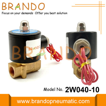 3/8 &#39;&#39; 2W040-10 Pirinç Su Solenoid Valf 24VDC 220VAC