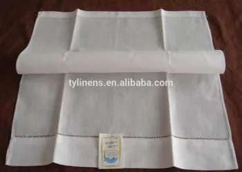 hemstitched hand embroidery french knot linen guest towels hand towels