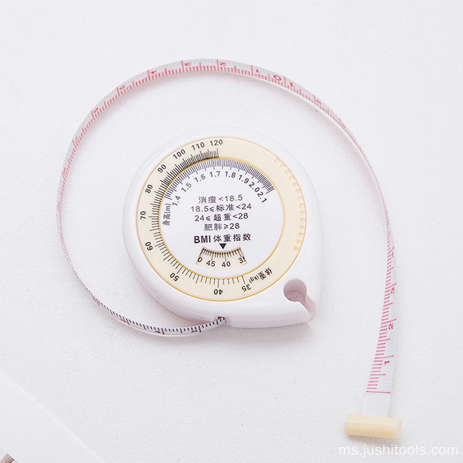 1.5M Round BMI Circumference Fiberglass Measuring Tape - China