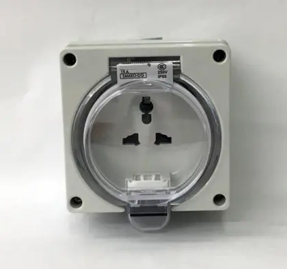 water-repellent socket, water proof socket, water repellent outlet