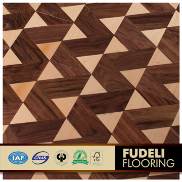 AB grade FSC Certified Indoor patterned parquet