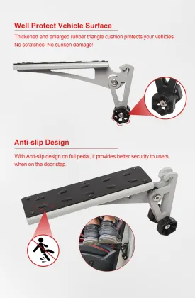 Foldable Car Door Step Pedal: Adjustable Platforms for Easy Access