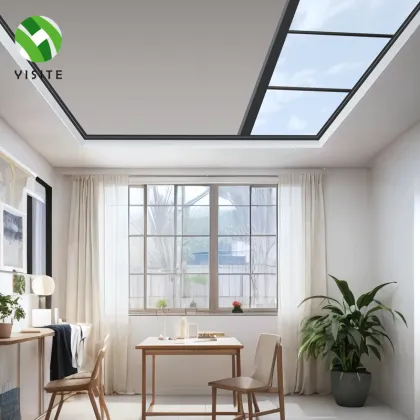 YISITE Outdoor Windproof Roller Curtains with Smart Electric Tracks