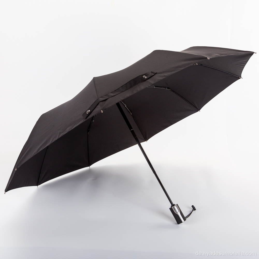 Original Black Folding Umbrella Man Automatik