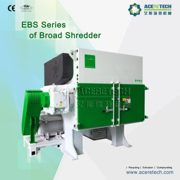 High Capacity Shredder for Underground Film Recycling