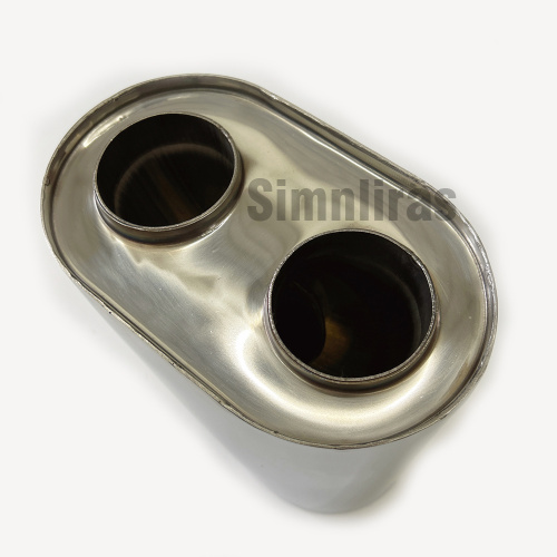 Schalldämpfer mit einem Eingang und zwei Ausgangslöchern