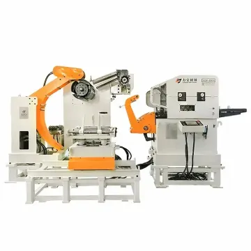 3-in-1 Servo Feeder Uncoiler Straightener Assembly Production Line
