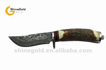 stainless damascus knife