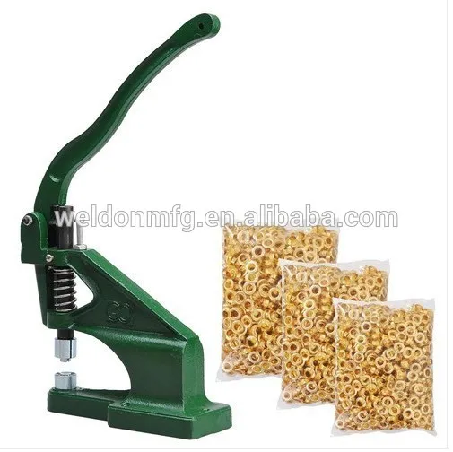 Grommet Machine Eyelet Hand Press Tool Banner Bag Shoes