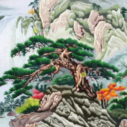 Hand Embroidered Landscape Painting